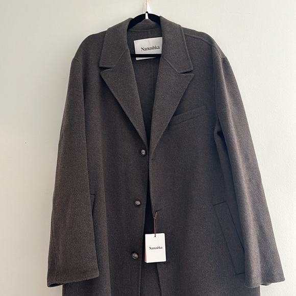 NWT Nanushka Janno wool Coat Size XL - Picture 7 of 13